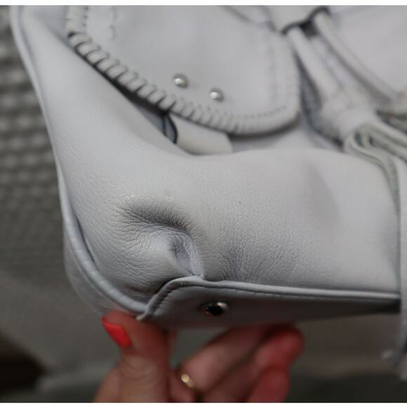 Aimee Kestenberg Leather Bucket Crossbody Bag Fly With Me Cloud - Picture 5 of 10